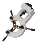 Heavy Duty Cast Iron Wood Lathe Steady Rest With Solid Brass Bushings For Wm 210 And 8X16 Mini Lathe Machine top view with adjustable arms.