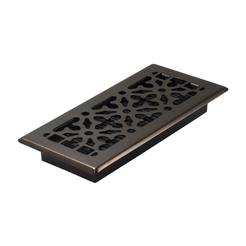 Gothic Style Floor Register 2x12 Inches Textured Black Steel Decorative Vent Grate For HVAC Damper Box 8 Pack Durable Steel Floor Vent Cover With Easy Airflow Control For Residential Homes And Offices