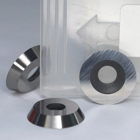 16mm Round Tungsten Carbide Inserts For Wood Turning Lathe Hollowing Tools Indexable Replacement With Screws 30 Degree