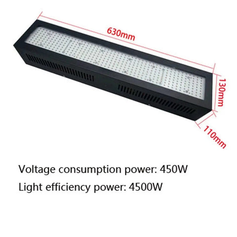 Heavy Duty 4500W UV Curing Lamp For 3D Printing with dimensions 630mm x 130mm x 110mm for UV resin curing.