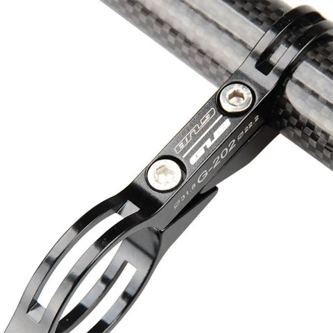 31.8mm Carbon Fiber Handlebar Extender Mount With Long Tube For Lights Bike Computer Phone Bell Mount And Accessories Aluminum Bracket