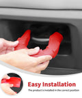 Flag Style Tow Hook Covers for 2007 to 2019 Chevy Silverado 2500 and 3500 HD Trucks - Easy install demonstration