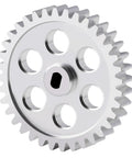 Losi 1 24 Micro B Micro T 2WD RC Car Aluminum 36T Transmission Spur Gear Upgrade Main Gear For Durable Smooth Power Transfer And Easy Installation For Wear Resistant Performance, metal gear close-up