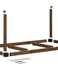 Parts of Heavyweight 2 By 4 48 Inch Wide By 96 Inch Deep Do It Yourself Plastic Ceiling Storage Kit With All Hardware For Garage Basement Or Shop Overhead Storage Rack