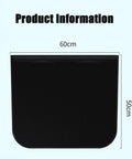 Beat The Elements EV Charger Cover For Chevy Blazer Ev, 60cm x 50cm black fabric with rounded corners, designed to shield charging ports.