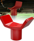 ForoGore Red Bottle Jack Adapter 12 Ton Lift Extender Sleeve for lowered cars and trucks, heavy duty alloy steel construction.