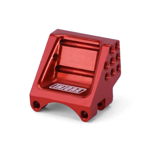 Red CNC machined rear axle truss upper link mount for Axial SCX24 1 24 RC crawler upgrade aluminum adjustable height