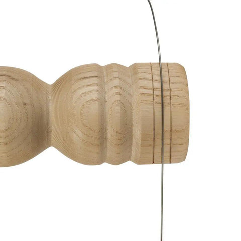 9 Inch Wire Burner Set on wooden spindle, showing crisp burn lines from color-coded wires, easy lathe tool for decoration.