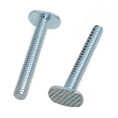 One Quarter Inch T Slot Bolts For T Track 2 Inch Long With Heavy Duty Torque Capability For Woodworking Fixtures And Fixing Devices 12 Pack