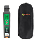 KFI-40 Fiber Optic Detector And Live Identifier with carrying case visible, suitable for various cable sizes, ideal for field technicians