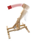 Build Your Own Catapult Kit With KEVA Planks And Glue A Totally Hands On Brain Boosting STEM Toy That Lets Kids Measure And Follow Directions And Be Creative While Launching Fun Contraptions. wooden catapult kit with red fabric pouch