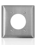 2-Gang Magnetic Stainless Steel Wall Plate, Standard Size, Industrial Grade C Series SL703, Built Tough For Harsh Indoor And Outdoor Environments