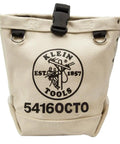 Bull-Pin And Bolt Bag Tool Pouch No 4 Canvas With Tunnel Connection, Built-Tough Heavy-Duty 5x5x9 Inch Tote Front View