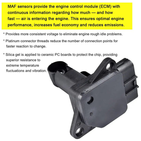 Mass Air Flow Sensor MAF Replacement For Toyota And Scion Cars OE Style Fits Camry RAV4 4Runner Tacoma Tundra Prius Avalon