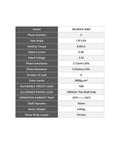 34CE85FK-600Z NEMA-34 motor spec sheet: 2-phase, 1.8° step, 8.5 N·m torque, 6.0 A.