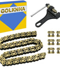 Heavy Duty 428H Drive Chain For Dirt Bikes And ATVs, 132 Link With 6 Master Links, Fits 110cc 125cc 150cc 200cc 250cc Quads And Motorcycles