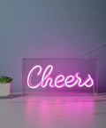 Neon Sign USB LED Light Up Bar Sign For Party Home Decor Desk Lightbox 3D Wall Neon Lamp With Lit Vibe Energy Saving Plug In Night Light