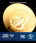 Dimmable A23 LED Bulbs 150W Equivalent 2650 Lumens 18W Energy Saver 3000K Warm White E26 Base 4 Pack ideal for certification view