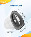 Featherweight Replacement Filters Compatible With Bissell Featherweight Stick Lightweight Bagless Vacuum 2033 2033M filter dimensions