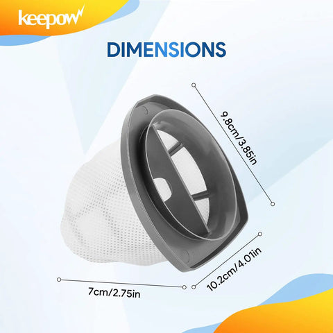 Featherweight Replacement Filters Compatible With Bissell Featherweight Stick Lightweight Bagless Vacuum 2033 2033M filter dimensions