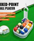 Billiards Training Rack For Pool And Snooker, 3D Printed Ball Rack With Perfect Alignment on pool table, holds 15 balls