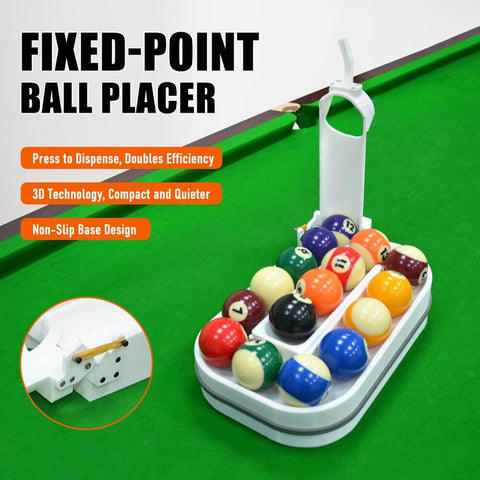 Billiards Training Rack For Pool And Snooker, 3D Printed Ball Rack With Perfect Alignment on pool table, holds 15 balls