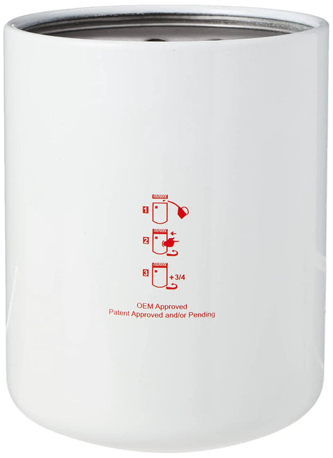 Spin On Hydraulic Filter HF6720 For Cummins Engines, Fleetguard Style Replacement, shown with installation instructions