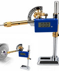 Precision Angle Digital Display Gemstone Grinding Machine For Faceting With Live Readout And 96 Gear Index Wh, showing digital readout and adjustable arm.
