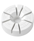 Rock Solid Glass Multi Angle Jig For Stained Glass Art Projects with 3D printed white angle measuring jig for precise cuts.