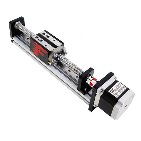 FSL40 Version 2.0 Linear Guide Table With Beefed-Up Ball Screw Motion CNC Stage Actuator For Nema 23 Stepper Motor 250mm Stroke