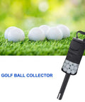 Top Golf Ball Collector Shag Bag Holds About 75 Balls With Detachable Retriever Tube And Nylon Storage Bag Black