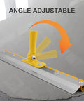 Self Leveling Concrete Tool Kit With Roller And Spike Shoes For Smooth Floor Leveling, angle adjustable scraper tool