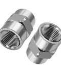Stainless Steel Hex NPT Female To NPT Female Coupler Adapter One Eighth Inch Pipe Fitting For Air Water Gas Oil Pack Of Two Durable