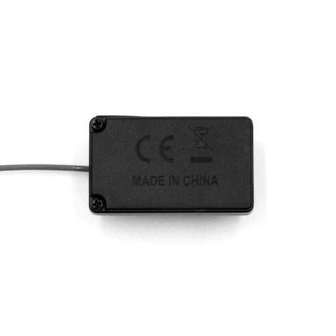 Back view of Flysky FS-R4B 2.4GHz 4CH Receiver With ANT Protocol And Single Antenna PWM Output, labeled 'Made in China'