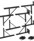 No Sag Heavy Duty Fence Gate Kit For Wooden Gates And Sheds Adjustable 2x4s Steel Corner Braces And Hinges Tough As Nails Built To Last Up To 1000 Lbs Anti Sag Gate Hardware For Gates Windows And Doors 2 Sets steel corner braces