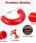 Front Tow Hook Silicone Covers 2Pcs Custom Fit For Ford F150 2004 To 2026 Bronco Base 2021 To 2026 Toyota Tundra 2017 To 2021