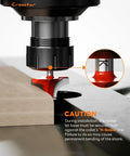 Pro Grade 7 Piece Top Bearing Roundover Router Bit Set With Quarter Inch Shank Carbide Inserts Two Flute Corner Rounding Bits