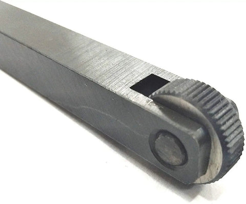 Lathe Knurling Tool With Double End Wheel Linear Pitch For Small To Medium Lathes Pro Grade Knurls Holder 0.5 x 0.5 x 5 Inch