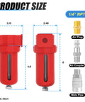 One Quarter Inch NPT Air Desiccant Dryer System With Beads Bag for drying compressed air ideal for plasma cutters