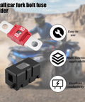 Rock Solid 2 Pack of 50 Amp Ami Midi Fuse Holder Kit Bolt Down Automotive Fuse Block With Splash Proof Cover For Trucks Buses And Work Gear No Sweat Heavy Duty Ride Ready Setup, showing 50 Amp fuse holder.