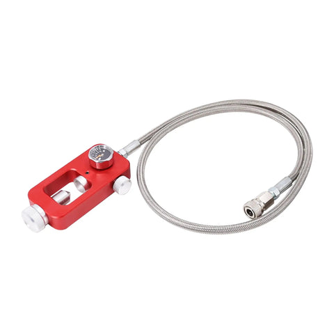 Gas Up Your Tanks With 4500 PSI DIN Valve Scuba Adapter For PCP Tanks And Paintball HPA Fill Station With 36 Inch Metal Braided Hose