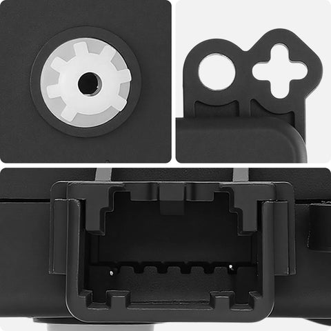 Rugged Aftermarket HVAC Blend Door Actuator BDAAZ00027 connector details for Chrysler and Jeep models