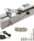 Beefy Digital Pull Force Tester 500 And 1000N With High Precision Digital Force Gauge, Push Pull Gauge, Portable Tensile Tester For Wire Harnesses And Terminals, Includes Five Metal Fittings And Test Bench, with cable and adapter
