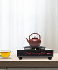 Commercial Stainless Steel Single Cup Warmer With 80W Heating Plate Keeps Your Daily Brew Hot All Day Long Non Stick Surface That Honestly Hits Different For Home Office Or Cafe Use with teapot and tea cup.