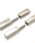 Premium Detachable Stainless Steel 304 Hinge For Distribution Box And Industrial Machinery Cabinet Doors Ensuring Effortless Rotation And A Completely Badass Heavy Duty Design shown from multiple angles.
