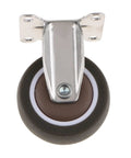 Heavy Duty Rubber Castor Wheel With Fixed Plate For Trolleys And Industrial Caster Tough As Nails Ideal For Cases Dollies Tool Boxes