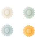 Floor Drain Plug Shower Bathtubs Drain Covers, Flower, White in various colors with floral design for efficient water drainage.