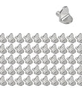 Heavy Duty L Shaped Shelf Support Pegs Set For Wardrobe Bookcase And Glass Shelves 100 Pieces Of Sturdy Nickel Plated Iron Brackets