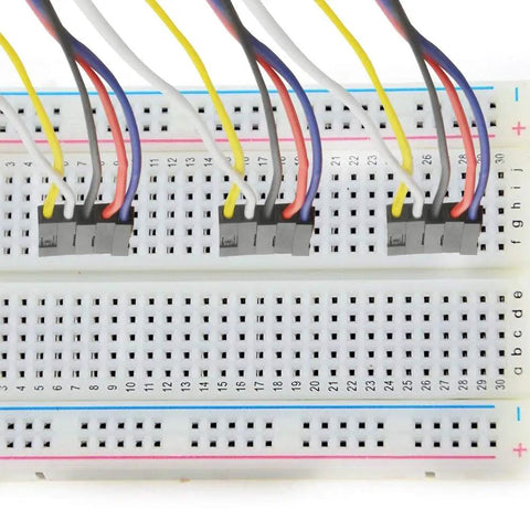 Go To Must Have 150 Pcs 5 Color 2.54mm Female To Male Jumper Wires Set for breadboard prototyping on PCB