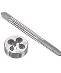 M6 X 1 Left Hand Tap And Die Set With Round Die For Nut Bolt Thread Repair, Machine Thread Tap And Die Kit, Rethread Damaged Threads